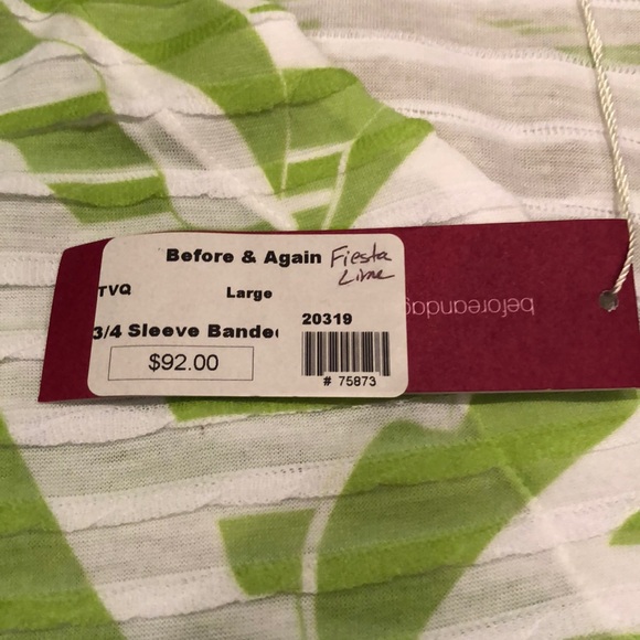 Before & Again 3/4 sleeve top - Picture 2 of 6